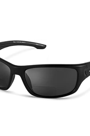 KastKing Ellijay Bifocal Polarized Sunglasses, Bi-Focal x1.5 x2.0 x2.5 Magnifications, Wrap Sport Reader Sunglasses
