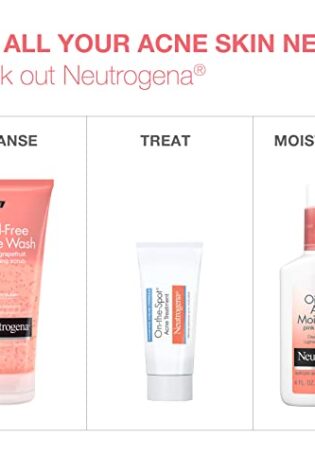 Neutrogena Oil Free Pink Grapefruit Acne Treatment Face Wash with Vitamin C, 2% Salicylic Acid, Gentle Foaming Facial Scrub to Treat & Prevent Breakouts, 6.7 Fl Oz, Pack of 3 - Image 4