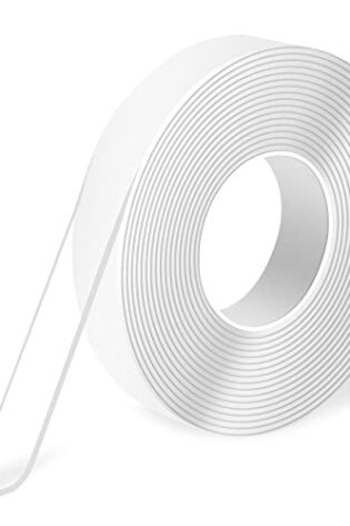 Art3d Double-Sided Tape Heavy Duty (10FT) Mounting Tape, Multipurpose Removable Adhesive Foam Tape, Reusable Transparent Tape for Paste Items, Household