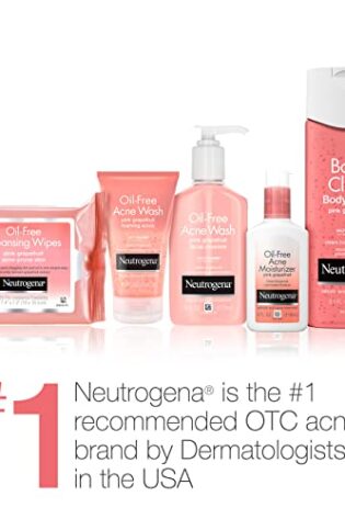 Neutrogena Oil Free Pink Grapefruit Acne Treatment Face Wash with Vitamin C, 2% Salicylic Acid, Gentle Foaming Facial Scrub to Treat & Prevent Breakouts, 6.7 Fl Oz, Pack of 3 - Image 3