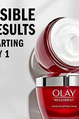 Face Wash by Olay Regenerist Advanced Anti-Aging Pore Scrub Cleanser (5.0 Oz) and Micro-Sculpting Face Moisturizer Cream (1.7 Oz) Skin Care Duo Pack, Total 6.7 Ounces Packaging may Vary - Image 6